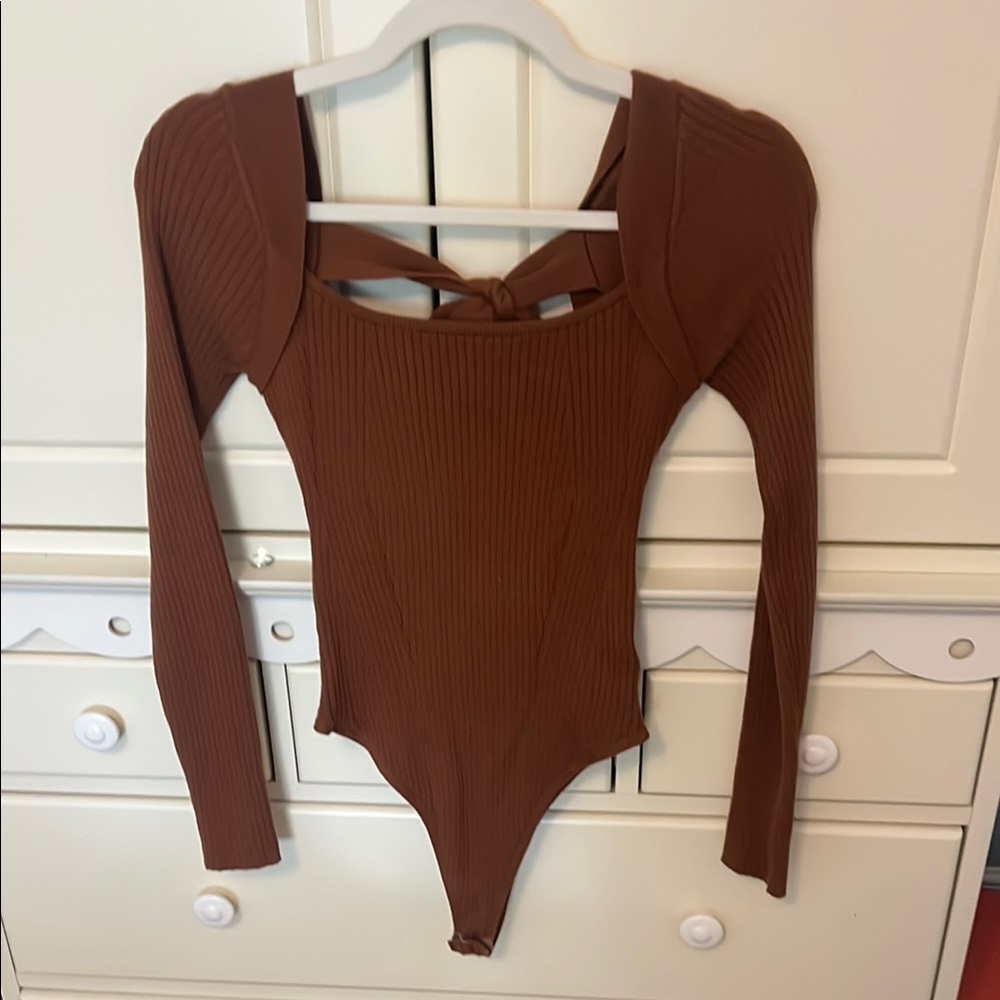 Astr the label sweater bodysuit
